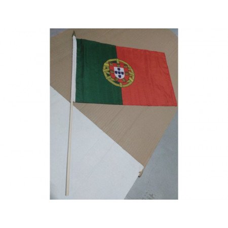 Luxe hand flag Portugal 30 x 45 cm