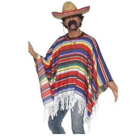 Mexican costume poncho with hat