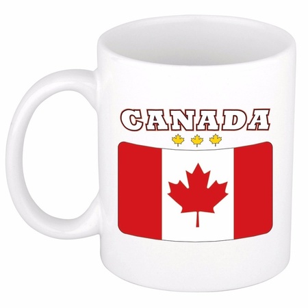 Beker / mok Canadese vlag 300 ml
