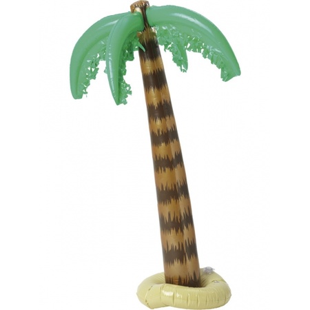Feestartikelen Opblaas palmboom 90 cm.