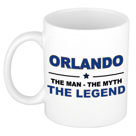 Namen koffiemok / theebeker Orlando The man, The myth the legend 300 ml