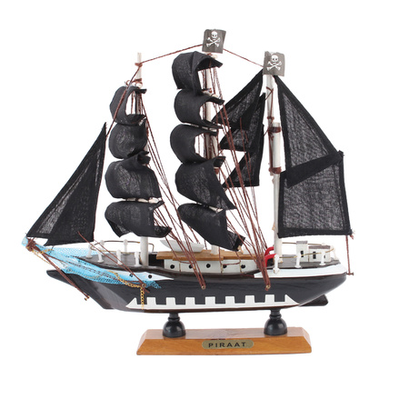 Piraten schip decoratie 24 cm