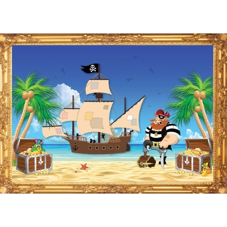 Piraten feest versiering poster