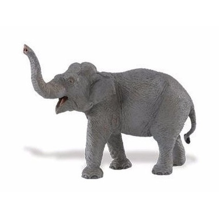 Decoratie plastic Aziatische olifanten 16 cm