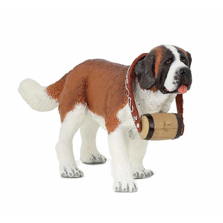 Speelgoed plastic Sint Bernard hondje