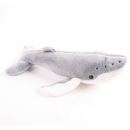 Plush whale soft toy 24 cm