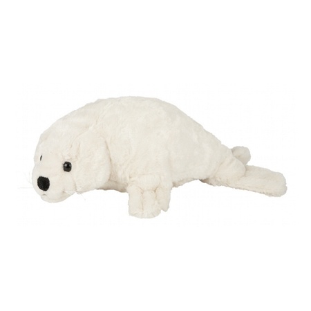 Speelgoed zeehond knuffel wit 40 cm