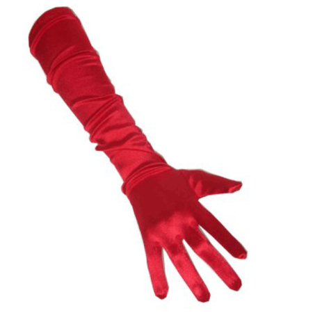 Feestartikelen Rode handschoenen gala