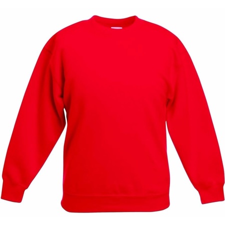Basic rode trui/sweater voor jongens