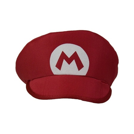 Loodgieter Mario petje rood
