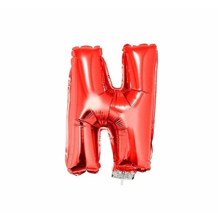 Rode opblaasbare letter ballon N 41 cm