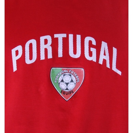 Feestartikelen Rood t-shirt voetbal Portugal