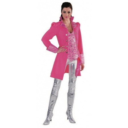 Fel roze circus jas voor vrouwen