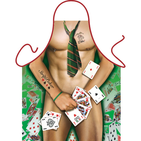 Carnaval schort Strip Poker Man
