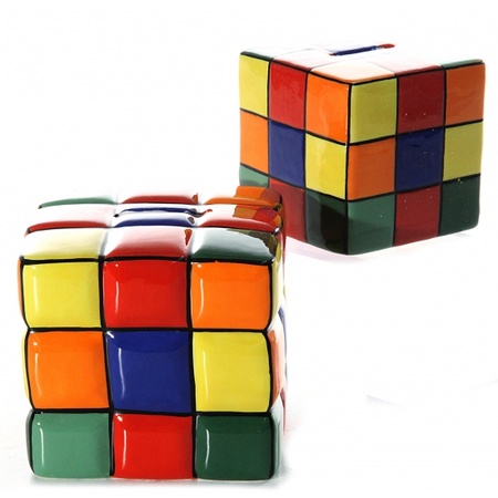 Money box cube 10 cm