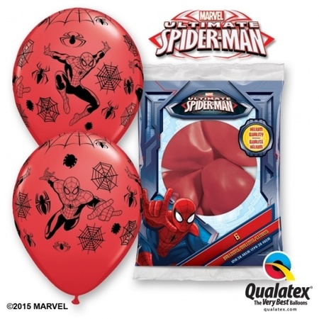 Spiderman theme balloons 18x
