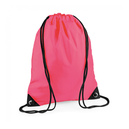 Nylon sport swimming backpacks 45 x 34 cm fluor pink