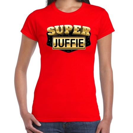Super Juffie t-shirt red for women