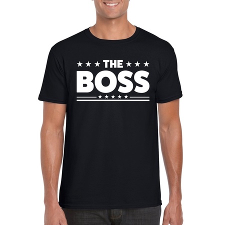 The Boss heren T-shirt zwart