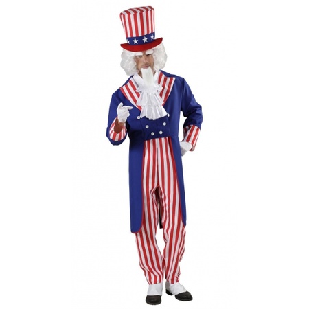 Carnaval verkleedkleding Uncle Sam voor heren