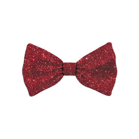 Red christmas bow ties for small dogs 10 x 5 cm