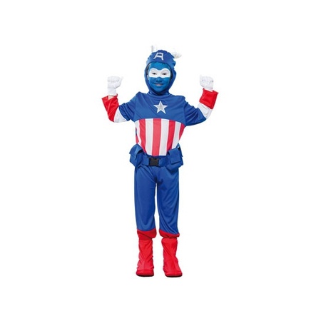 Superheld kapitein carnavalskostuum voor jongens