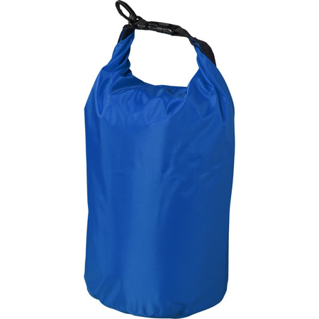 Waterproof duffel bag/dry bag blue 10 liter