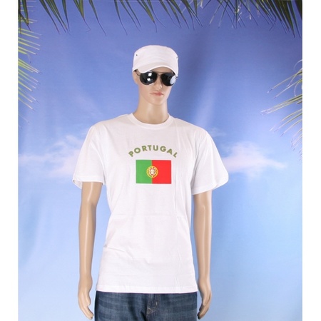 Feestartikelen T-shirt vlag Portugal