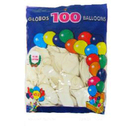 Feestartikelen Witte ballonnen 100 stuks