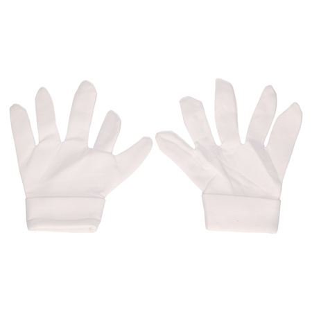 Witte handschoenen voor volwassenen