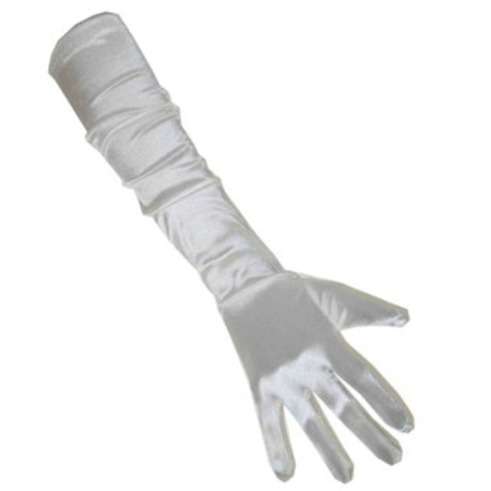 Feestartikelen Witte handschoenen gala